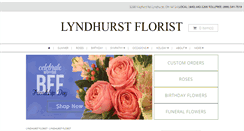 Desktop Screenshot of lyndhurstohflorist.com
