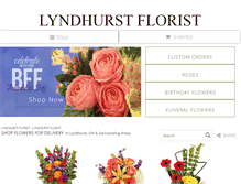 Tablet Screenshot of lyndhurstohflorist.com
